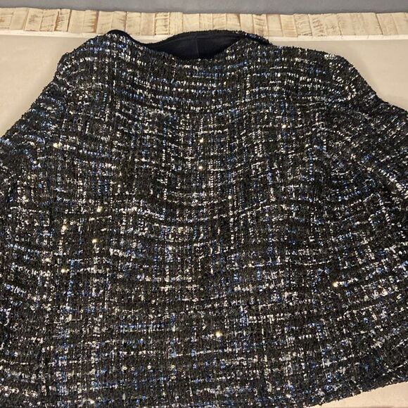 Ladies Ann Taylor Tweed Moto Jacket Coat size 6 NWT - Picture 8 of 8